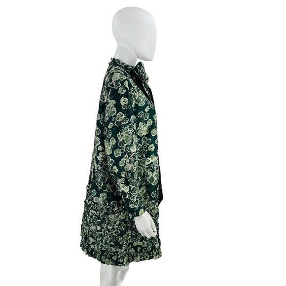 Tuckernuck NEW Green Floral Calyspo Cosmos Celia Mini Dress Size Medium - Picture 8 of 8